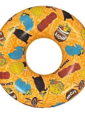 Trader Vic’s Tropical Aloha Inflatable Swim Tube - new!